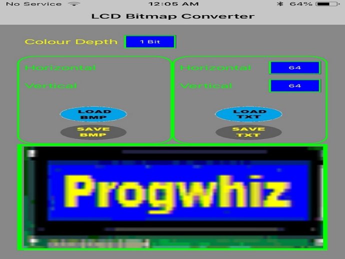 LCD Bitmap Converter for iOS LCD Bitmap Converter for iOS