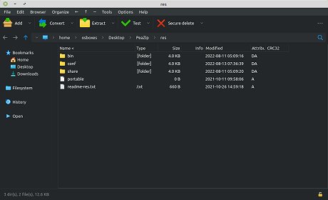PeaZip for Linux PeaZip for Linux
