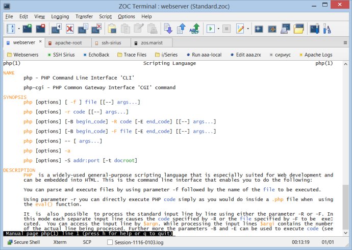 ZOC8 Terminal (SSH Client and Telnet) ZOC8 Terminal (SSH Client and Telnet)