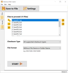 Metamorphosec Checksum File Creator