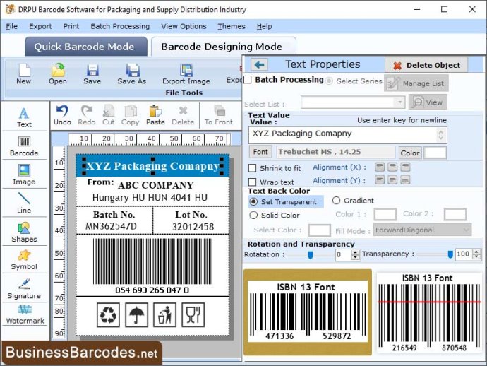 Supply Chain for Distribution Barcode Supply Chain for Distribution Barcode