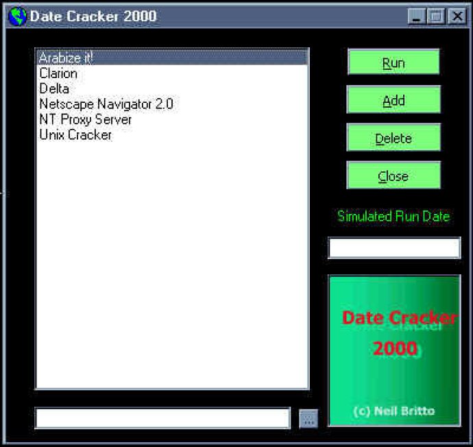 !Date Cracker 2000! !Date Cracker 2000!