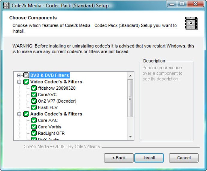 Codec Pack - Standard Codec Pack - Standard