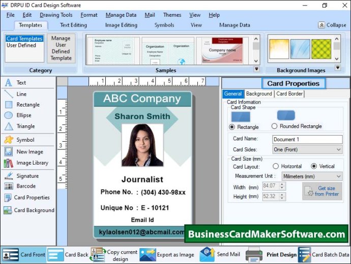 Business ID Card Design Business ID Card Design