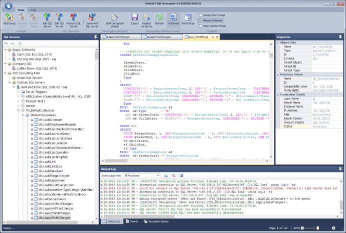 Orbital's SQL Decryptor Orbital's SQL Decryptor
