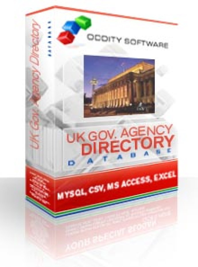 UK Government Agency Directory Database UK Government Agency Directory Database