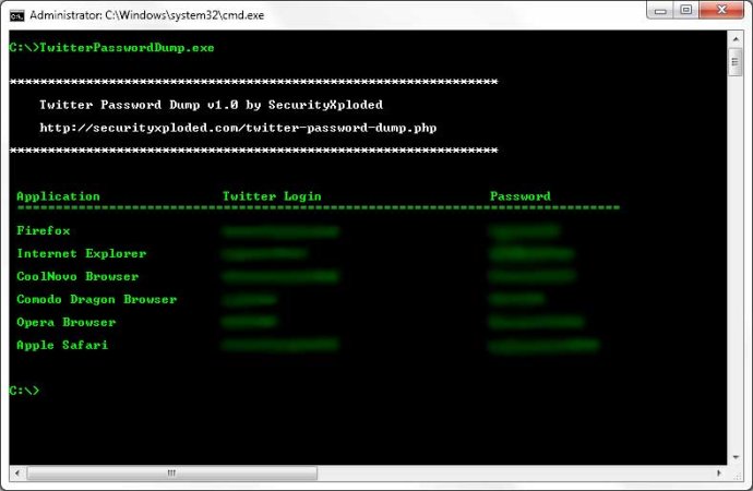 Password Dump for Twitter Password Dump for Twitter