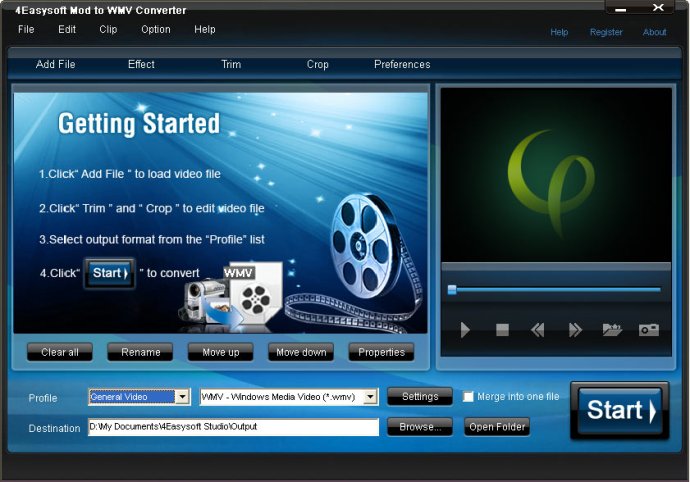 4Easysoft Mod to WMV Converter 4Easysoft Mod to WMV Converter