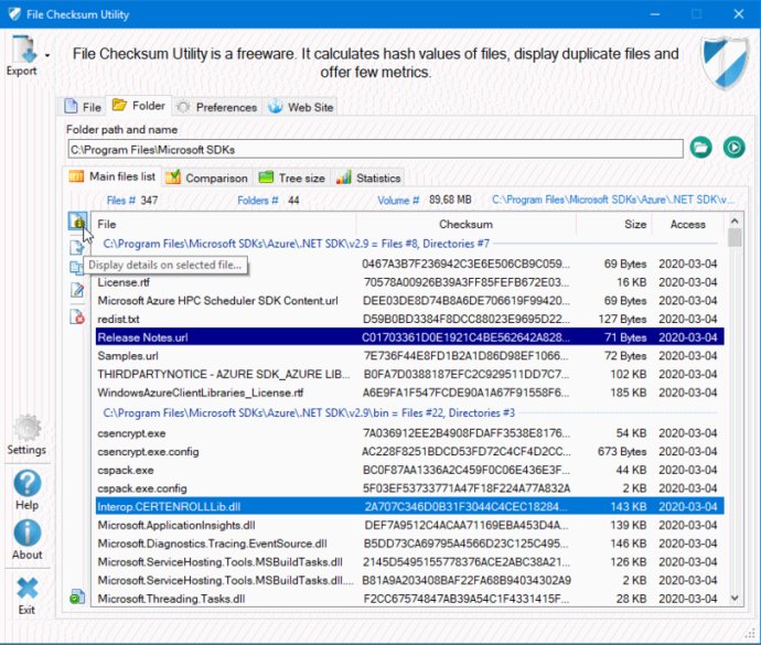 File Checksum Utility File Checksum Utility