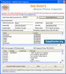 Cell Phone Inspector Program