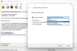 Accent OFFICE Password Recovery