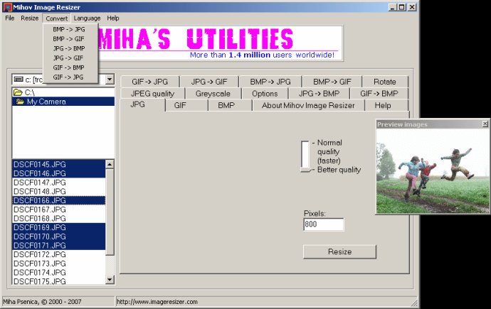 Mihov Image Resizer Mihov Image Resizer