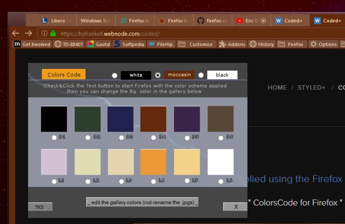 ColorsCode for Firefox ColorsCode for Firefox