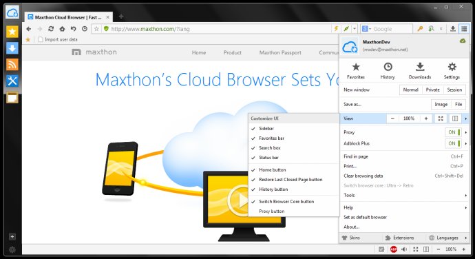 Maxthon Cloud Browser Maxthon Cloud Browser
