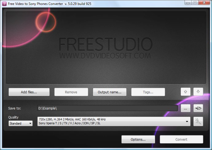 Free Video to Sony Phones Converter Free Video to Sony Phones Converter