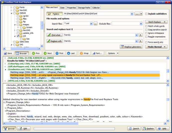 FreeBee Find And Replace FreeBee Find And Replace