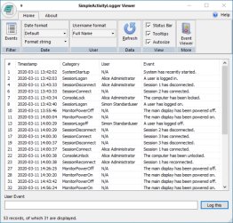 SimpleActivityLogger