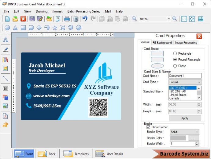 Design Business Card Software Design Business Card Software