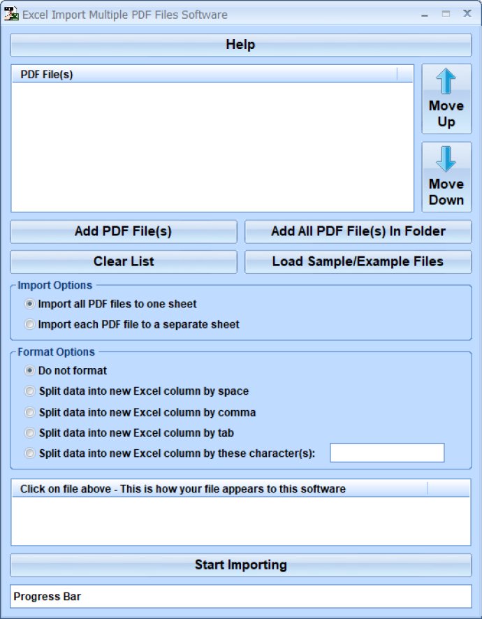 Excel Import Multiple PDF Files Software Excel Import Multiple PDF Files Software