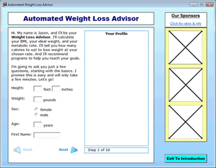 Automated Weight Loss Advisor Automated Weight Loss Advisor