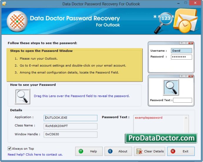 Outlook Password Recovery Outlook Password Recovery