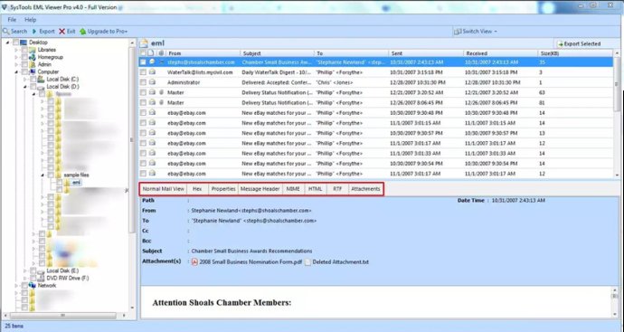 SysTools EML Viewer Pro SysTools EML Viewer Pro